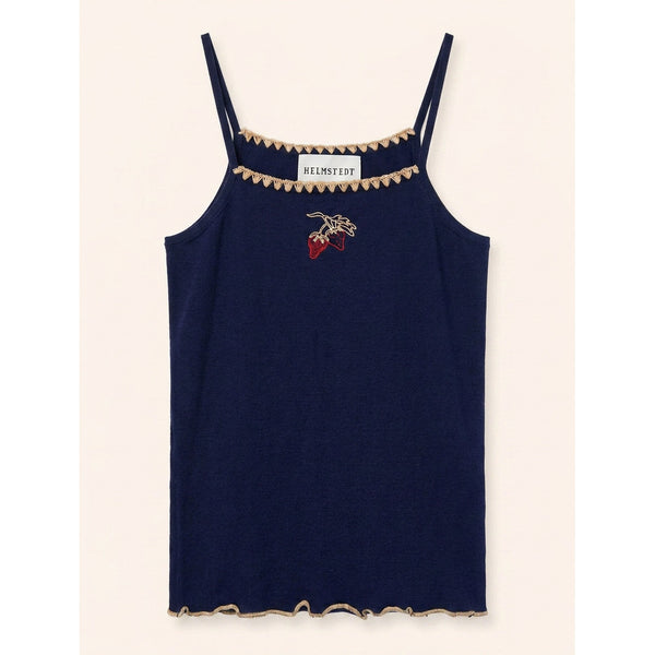 Midnight Blue Andrea Strap Top