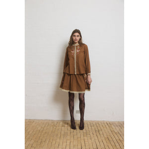 Honey Brown Linea Blouse
