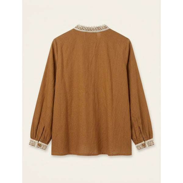 Honey Brown Linea Blouse