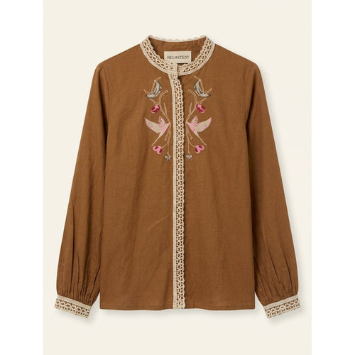 Honey Brown Linea Blouse