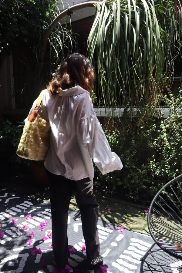 Mystic Appliquéd Cotton Blouse