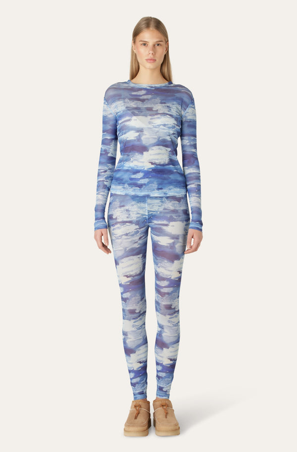 Winter Clouds Julia Mesh Blouse