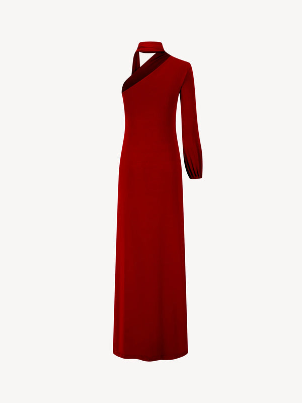 Scarf Maxi Dress
