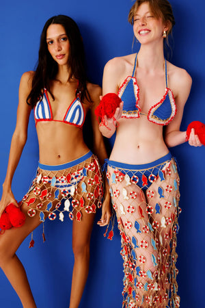 Loulou Hand-Crocheted Bikini Set