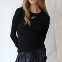 Black Beauty Andrea Long Sleeve T-Shirt