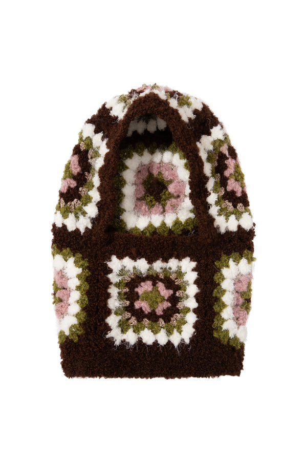 Bubble Gum Madison Alpaca Wool Balaclava Helmet Hat