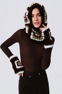 Bubble Gum Madison Alpaca Wool Balaclava Helmet Hat