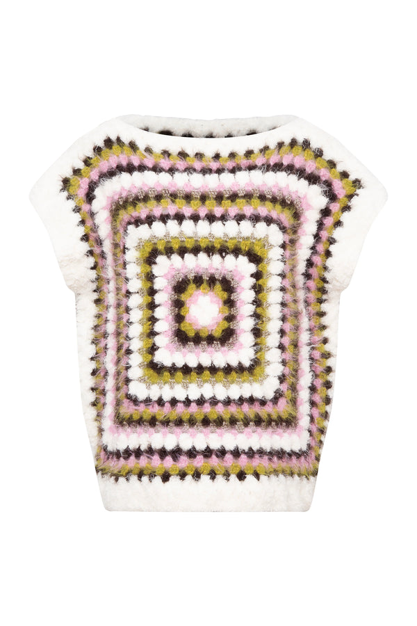 Bubble Gum Mia Alpaca Wool Hand Knit Sweater