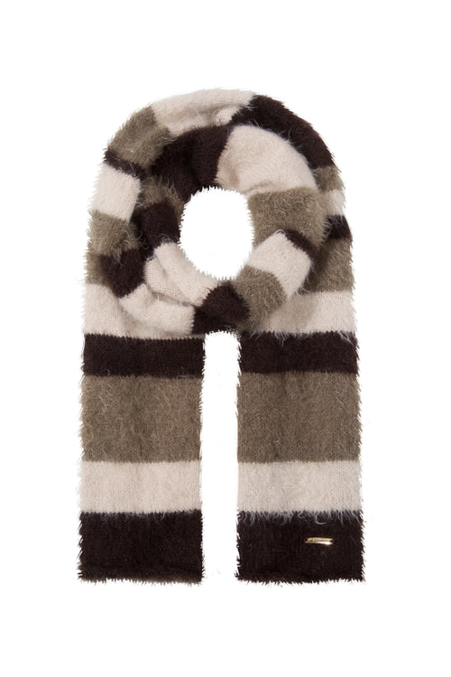 Oak Brown Mia Merino Wool Scarf