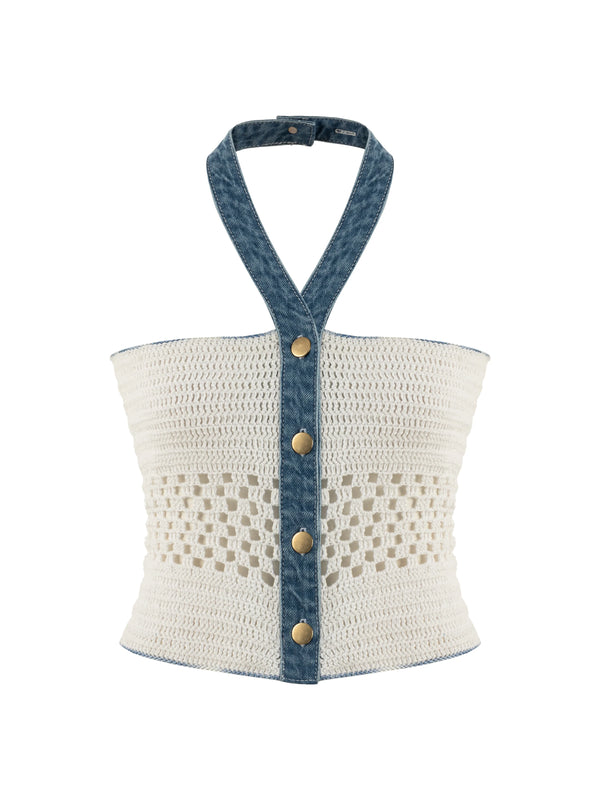 Muse Hand-Crocheted Top