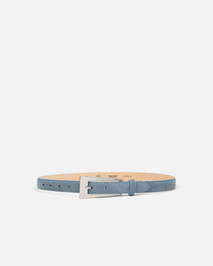 Dusty Blue Suede No. 10 Belt
