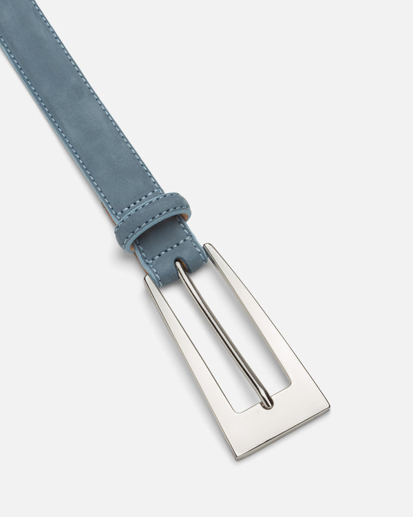 Dusty Blue Suede No. 10 Belt