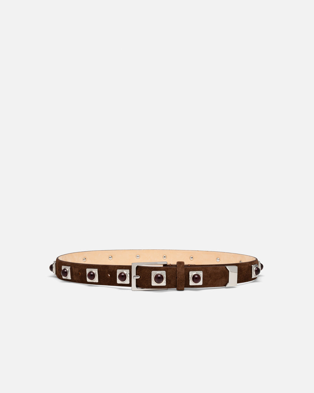 Chocolate & Silver No. 2 Belt