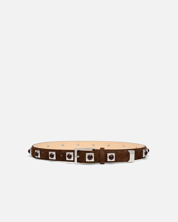 Chocolate & Silver No. 2 Belt