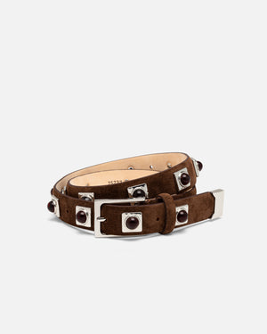 Chocolate & Silver No. 2 Belt