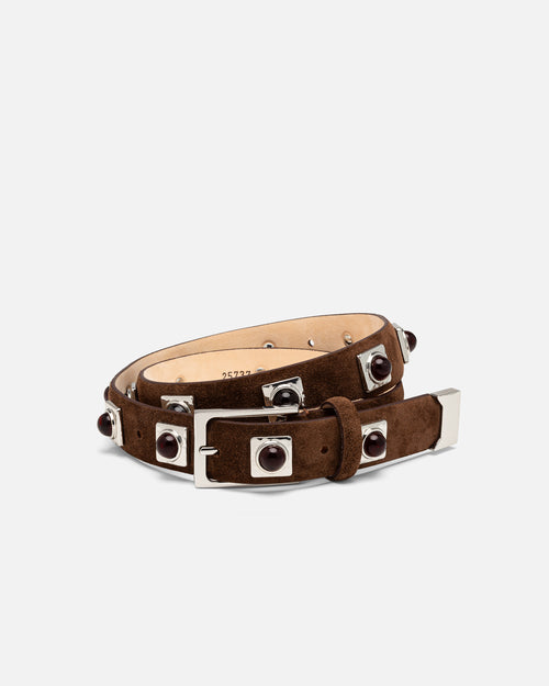 Chocolate & Silver No. 2 Belt