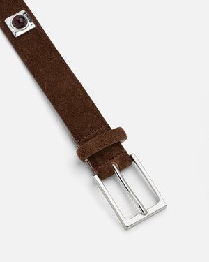 Chocolate & Silver No. 2 Belt