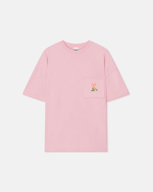 Pink Wren Printed Cotton Jersey T-Shirt