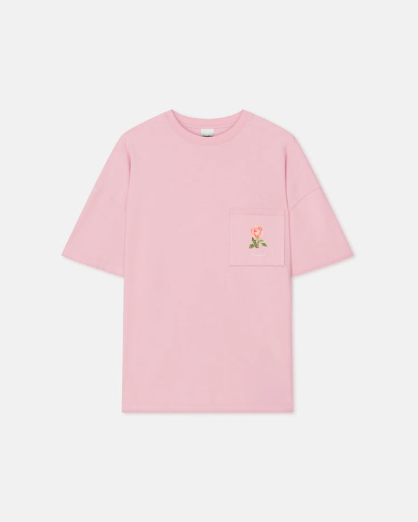 Pink Wren Printed Cotton Jersey T-Shirt