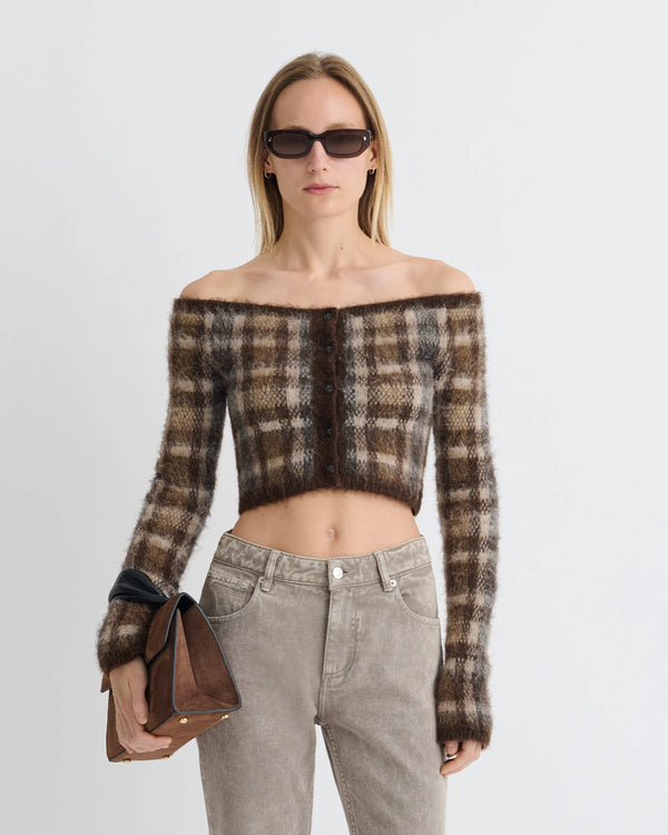 Liliah Brushed Alpaca Cardigan
