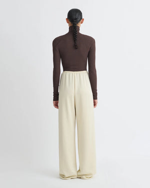 Dark Oak Nayeli Mesh Jersey Long Sleeved Top