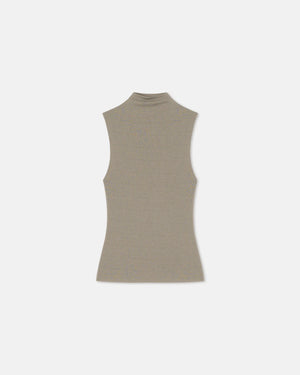 Annyka Mesh Jersey Sleeveless Top