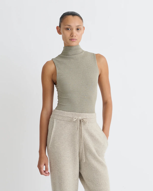 Annyka Mesh Jersey Sleeveless Top
