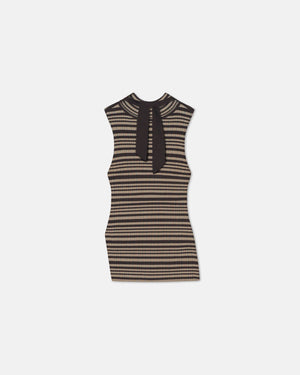 Liezel Fine Merino Rib Sleeveless Top
