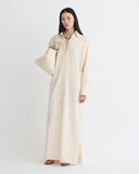 Brizo Laser-Cut Heavy Poplin Shirt Dress