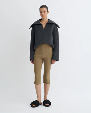 Saoirse Paper Jersey Capri Pants