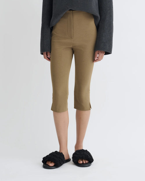 Saoirse Paper Jersey Capri Pants