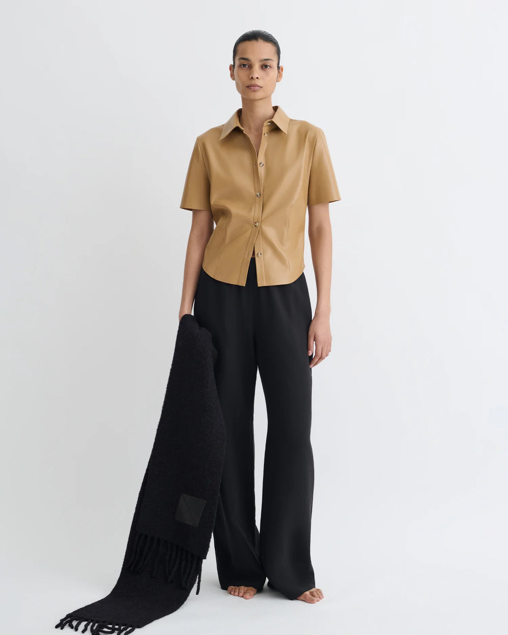 Oak Clare Okobor™Alt-Leather Shirt