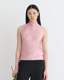Colson Slip Satin Turtleneck Top