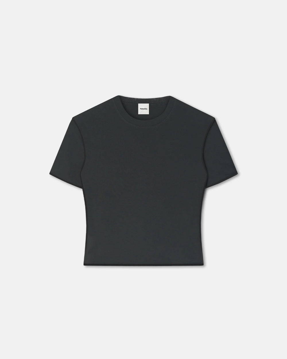 Sabelle Cropped Mesh Jersey T-Shirt