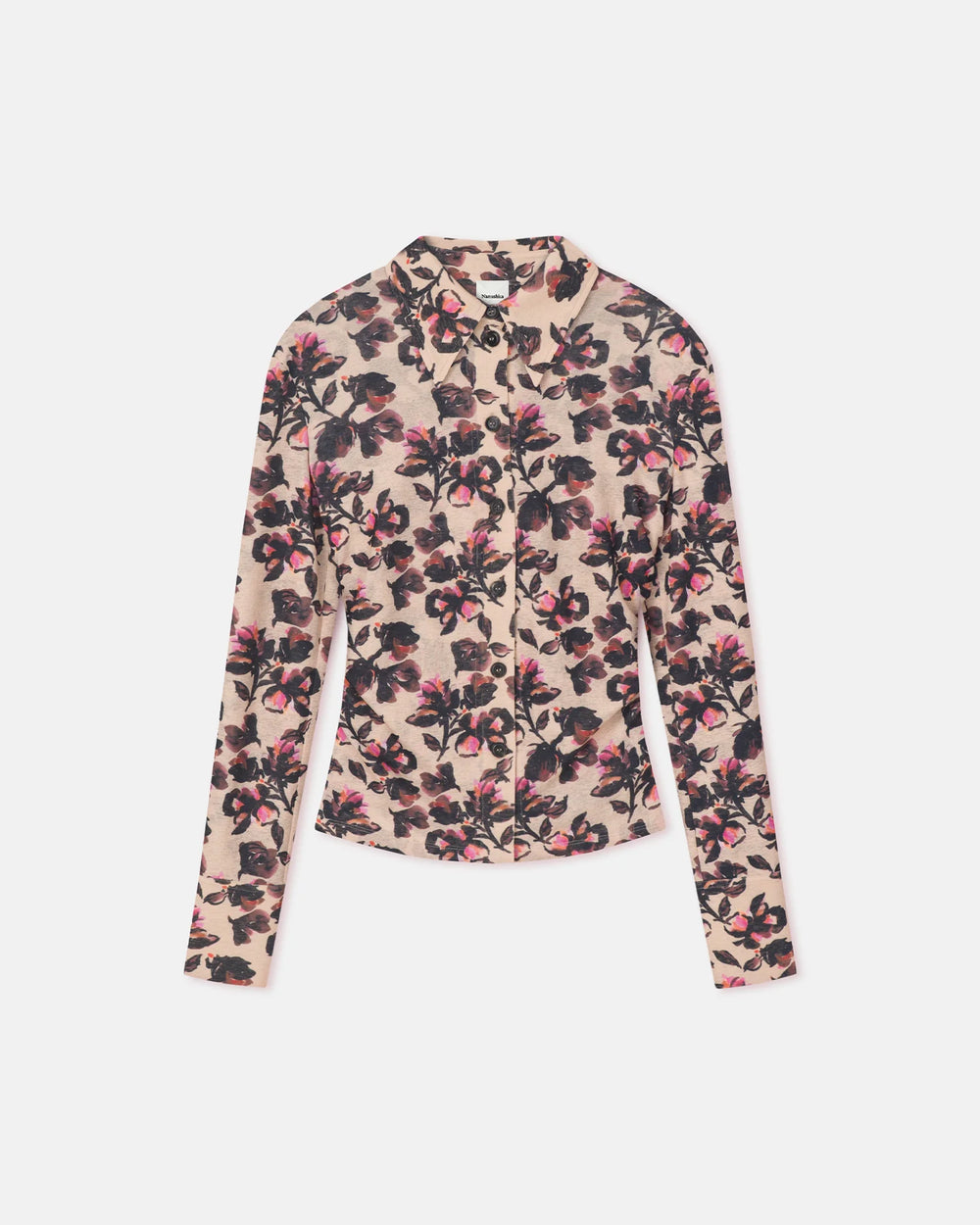Idana Printed Mesh Jersey Shirt