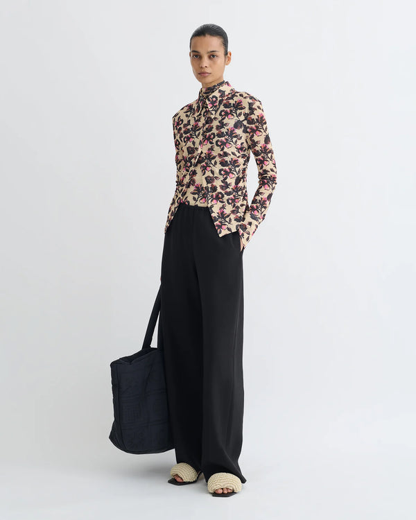 Idana Printed Mesh Jersey Shirt