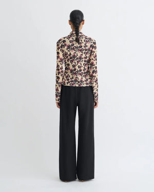 Idana Printed Mesh Jersey Shirt