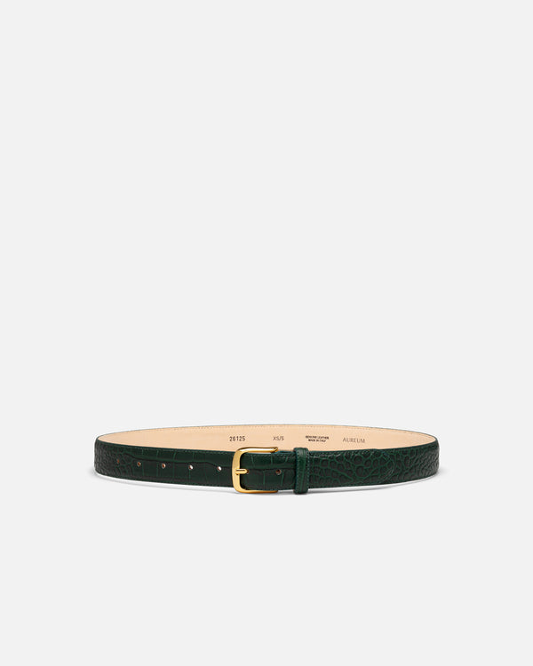 Emerald Crocodile No.4 Belt