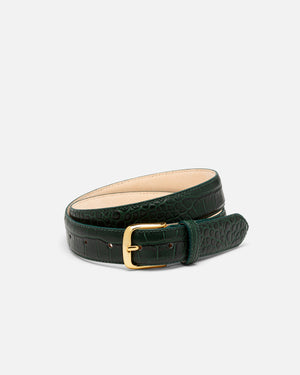 Emerald Crocodile No.4 Belt