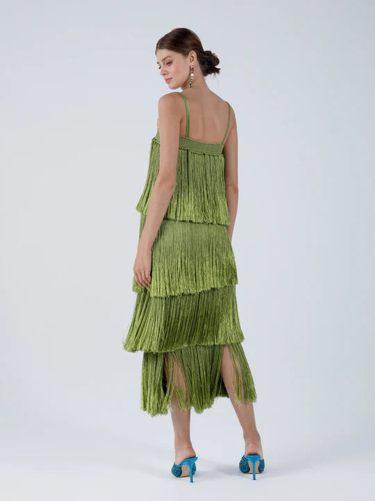 Angelica Fringed Maxi Dress