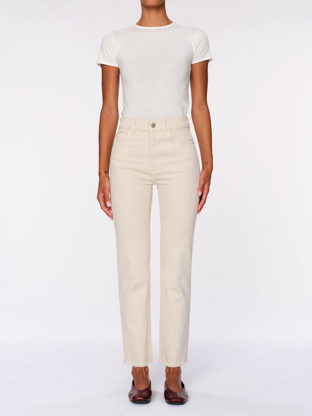 Ecru Patti Straight 27" Jeans