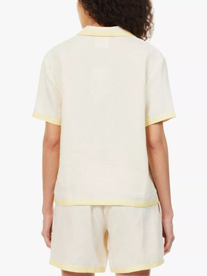 Garrick Embroidered Linen Shirt