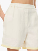 Garrick Embroidered Linen Shorts
