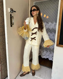 Milk Crusoe Raffia Linen Pants
