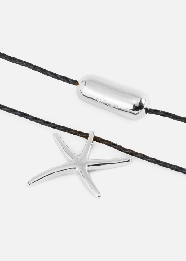 Riviera Starfish Necklace Silver