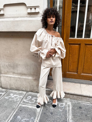 Beige Cha-Cha Lounge Pants