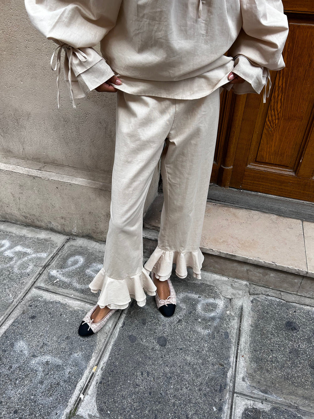 Beige Cha-Cha Lounge Pants