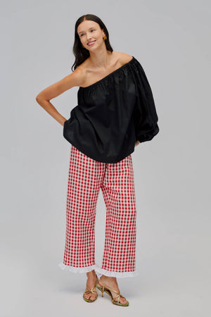 Black Gaia Cotton Top