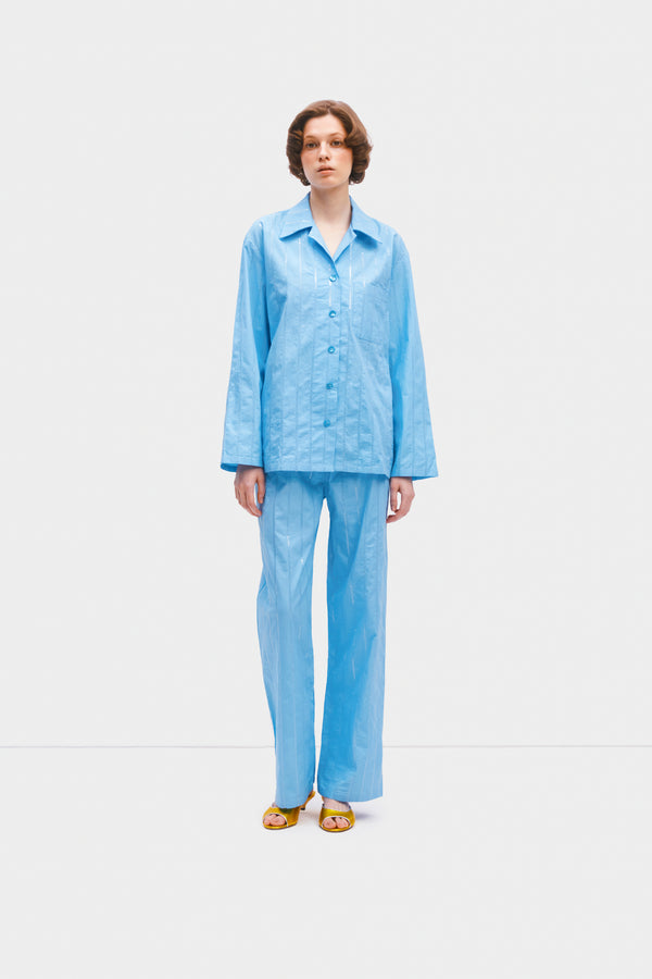 Milky Way Sequined Cotton Pajama Set