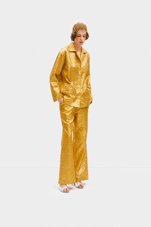Gold Supernova Sequined Shirt